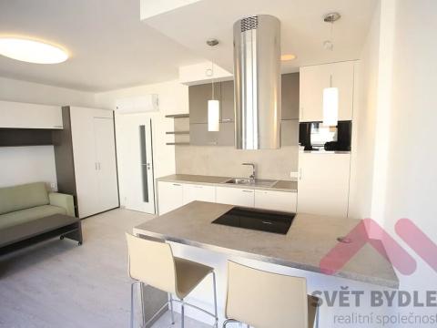 Pronájem bytu 1+kk, Praha - Nusle, Ctiradova, 34 m2