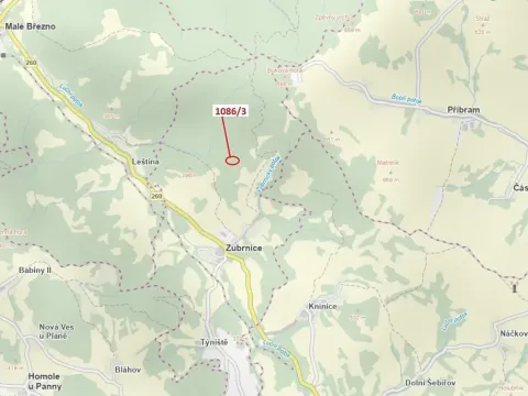 Dražba lesa, Zubrnice, 18 m2