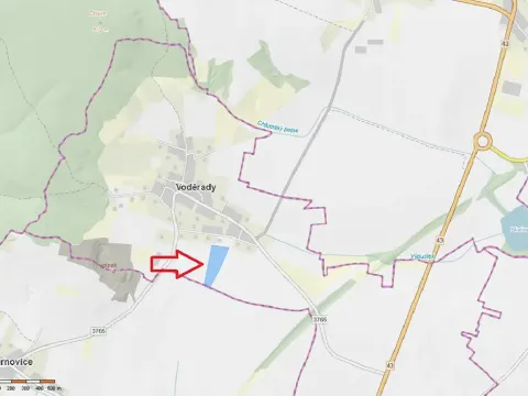 Prodej pole, Voděrady, 25374 m2