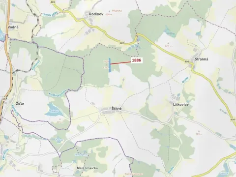 Dražba lesa, Žirovnice, 19314 m2