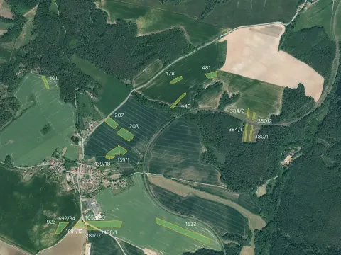 Prodej pole, Mladotice, 71055 m2