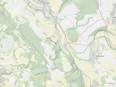 Dražba lesa, Letohrad, 3699 m2