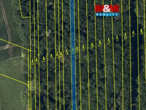 Prodej lesa, Roštění, 947 m2