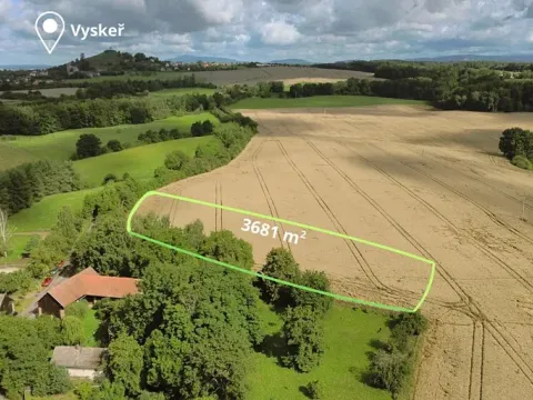 Prodej pole, Vyskeř, 3681 m2