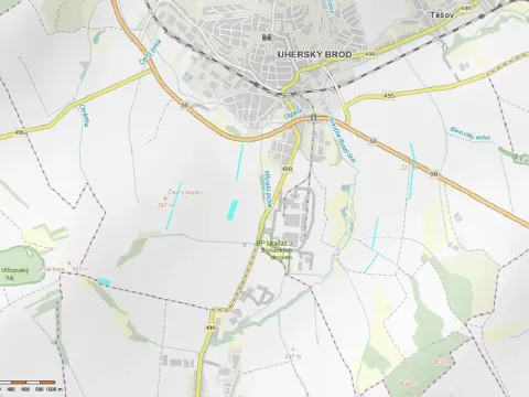 Prodej pole, Uherský Brod, 36951 m2