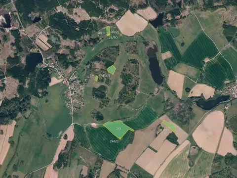 Prodej pole, Řídelov, 64320 m2