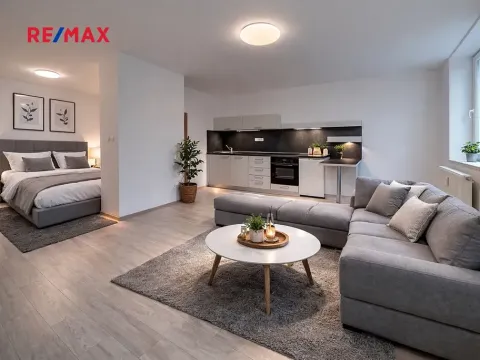 Pronájem bytu 1+kk, Poděbrady, Lidická, 37 m2