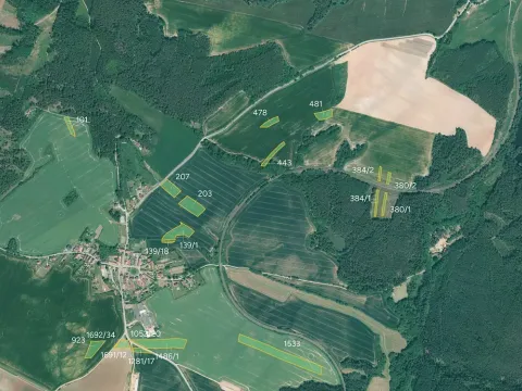 Prodej pole, Mladotice, 71055 m2