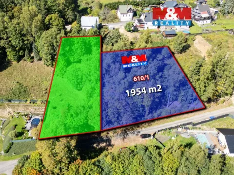 Prodej pozemku pro bydlení, Kraslice - Zelená Hora, 1954 m2