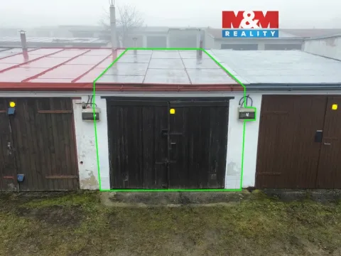 Prodej garáže, Sezimovo Ústí, Ke Hvězdárně, 17 m2