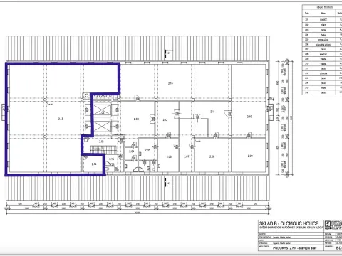 Pronájem skladu, Olomouc, Holická, 251 m2