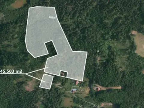 Prodej lesa, Prostřední Bečva, 45503 m2