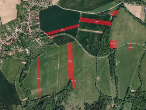 Prodej pole, Osíčko, 55749 m2