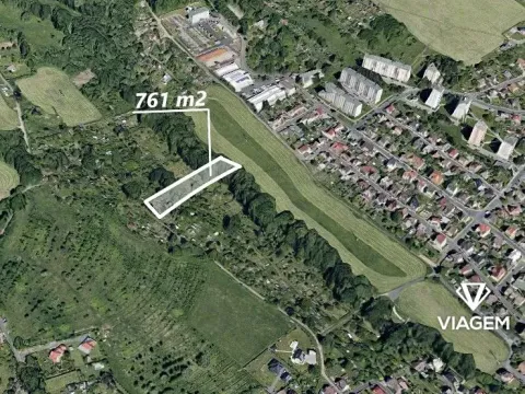 Prodej zahrady, Děčín, 850 m2