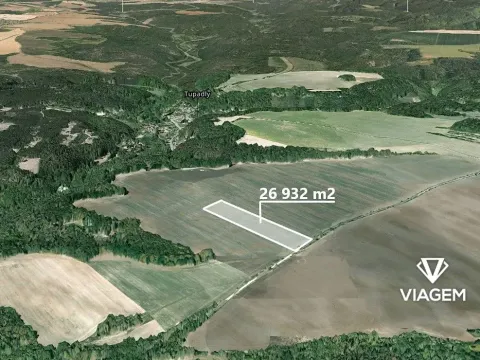 Prodej podílu pole, Želízy, 8977 m2