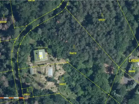 Prodej lesa, Slapy, 4059 m2