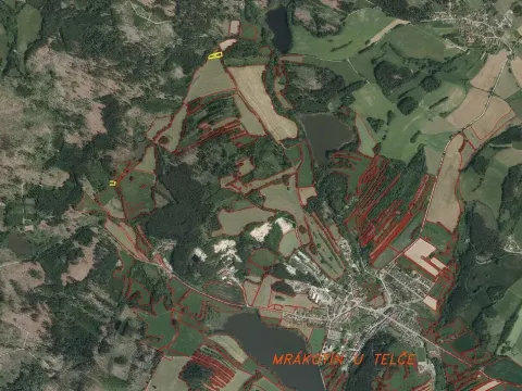 Prodej pole, Mrákotín, 2398 m2