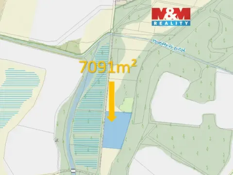 Prodej pozemku, Hrabětice, 7091 m2
