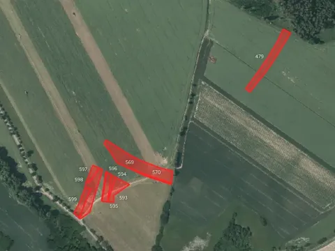 Prodej pole, Křešín, 24814 m2