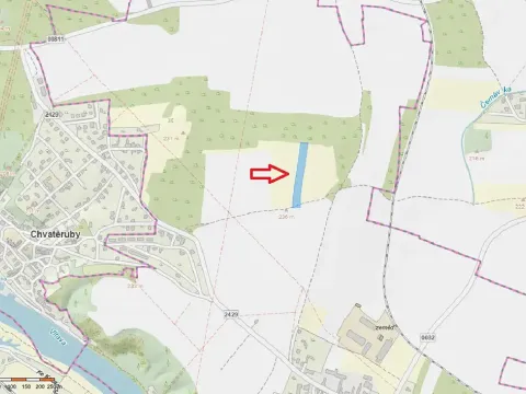 Prodej podílu pole, Zlončice, 4129 m2