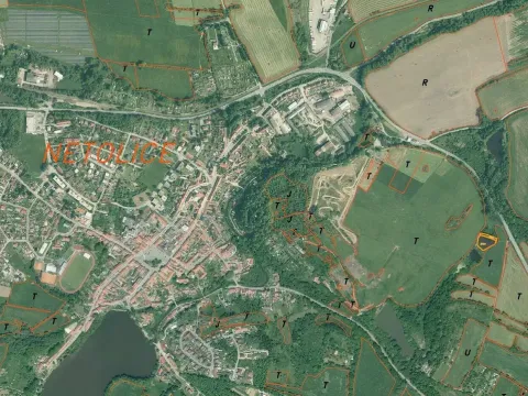 Prodej louky, Netolice, Mírové Náměstí, 2882 m2