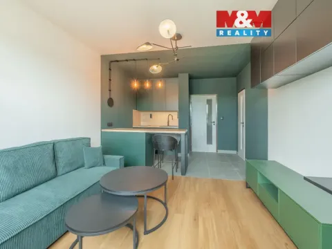 Pronájem bytu 1+kk, Praha - Modřany, Pertoldova, 32 m2