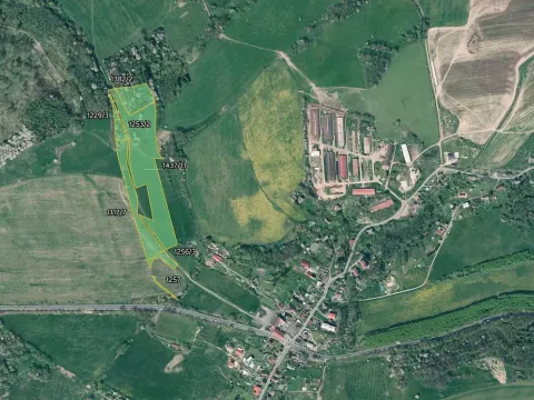 Prodej podílu louky, Huntířov, 21874 m2