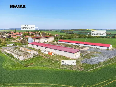 Pronájem skladu, Dolní Chvatliny, 3690 m2
