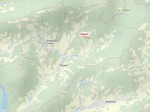 Dražba pozemku, Trnava, 15 m2