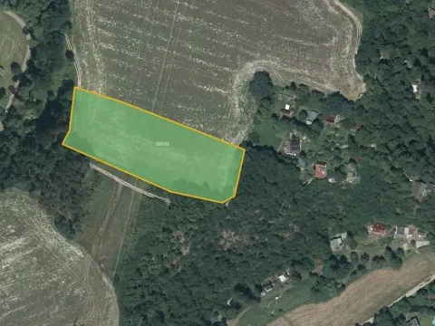 Prodej pole, Bratřínov, 7624 m2