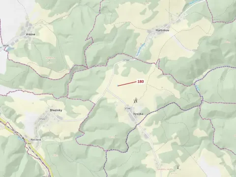Dražba lesa, Jenišovice, 568 m2