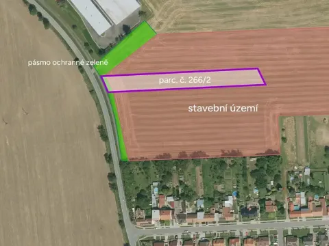 Prodej pozemku pro bydlení, Víceměřice, 3741 m2