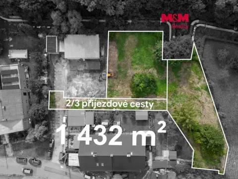 Prodej pozemku pro bydlení, Ostrava - Zábřeh, 1432 m2
