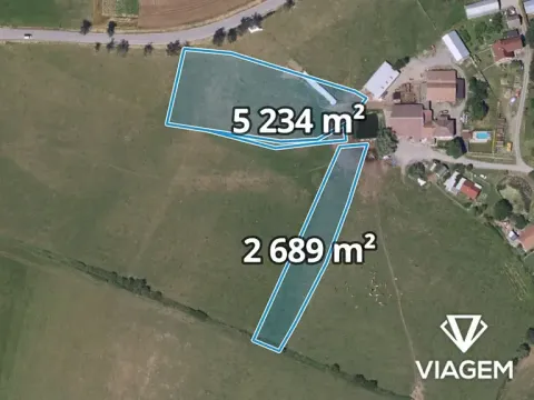 Prodej pole, Prosetín, 7923 m2