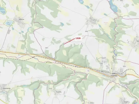 Dražba lesa, Vladislav, 662 m2