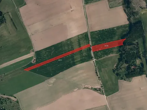 Prodej pole, Bobrová, 58272 m2