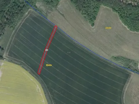 Prodej pole, Ujkovice, 1374 m2