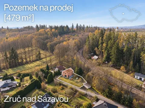 Prodej pozemku, Zruč nad Sázavou, Vlašimská, 479 m2