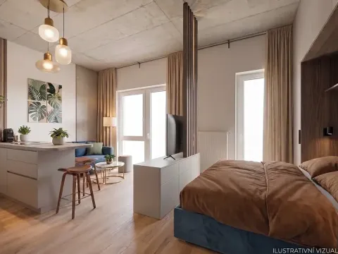 Prodej bytu 1+kk, Brno, Bohunická, 36 m2
