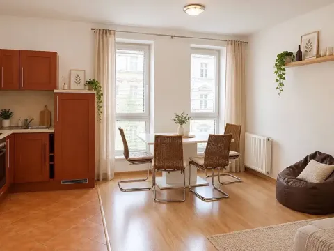 Pronájem bytu 1+kk, Praha - Košíře, Plzeňská, 30 m2